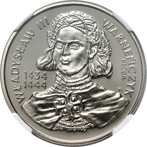III RP, 10000 złotych 1992, Władysław III Warneńczyk, PRÓBA, nikiel