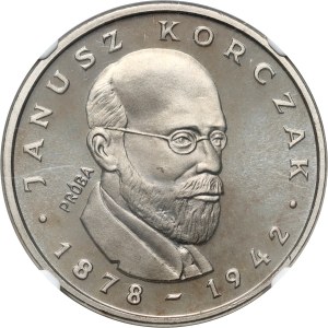 PRL, 100 zloty 1978, Janusz Korczak, PRÓBA, nichel