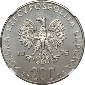 PRL, 200 złotych 1976, Olimpiada w Montrealu, PRÓBA, nikiel
