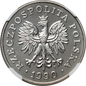 Third Republic, 100 gold 1990, SAMPLE, nickel
