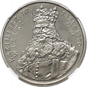 PRL, 100 zloty 1987, Casimiro III il Grande, PRÓBA, nichel