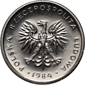 PRL, 10 Zloty 1984, PRÓBA, Nickel