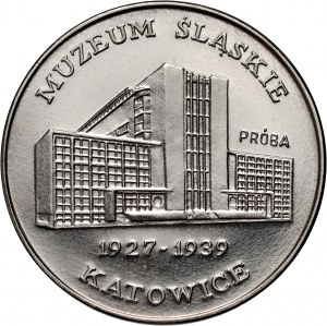 PRL, 1000 zl, 1987, Muzeum Śląskie - Katowice, PRÓBA, nickel