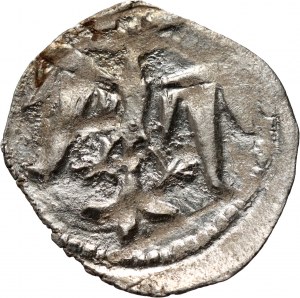 Louis of Hungary 1370-1382, denarius, Cracow