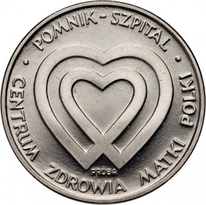 People's Republic of Poland, 1,000 gold 1985, Memorial Hospital of the Polish Mother's Health Center, SAMPLE, nickel