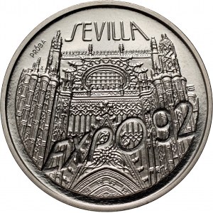 Dritte Republik, 200000 Zloty 1992, EXPO`92 - Sevilla, MUSTER, Nickel