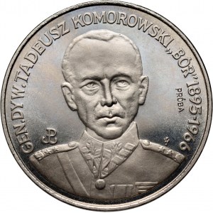 III RP, 200000 zlotých 1990, generál Tadeusz Komorowski - Bór, PRÓBA, nikel