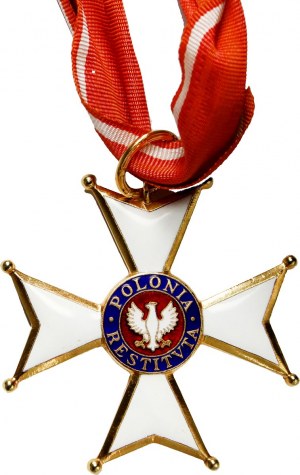 Polsko, Polská lidová republika, Komandérský kříž s hvězdou Řádu Polonia Restituta 2. třídy, 1944
