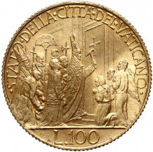Vatican, Pie XII, 100 lires 1950