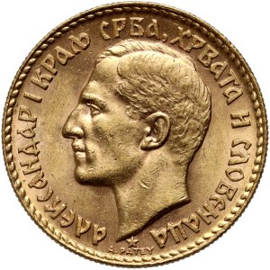 Yugoslavia, Alexander I, 20 Dinara 1925