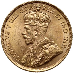 Canada, George V, 5 $ 1913