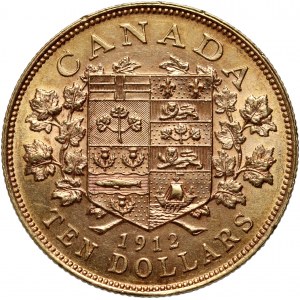 Kanada, George V, 10 USD 1912