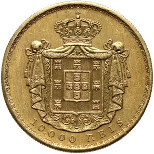 Portugal, Louis I, 10000 Reis 1879