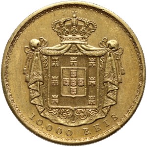 Portugal, Louis I, 10000 reis 1879