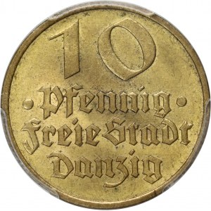 Freie Stadt Danzig, 10 fenig 1932, Berlin