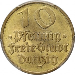 Free City of Danzig, 10 fenig 1932, Berlin