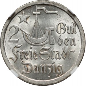 Freie Stadt Danzig, 2 Gulden 1923, Utrecht, Koga