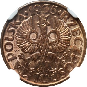II RP, 2 pennies 1935, Warsaw