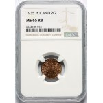 II RP, 2 pennies 1935, Warsaw