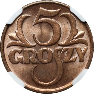 II RP, 5 groszy 1935, Varšava