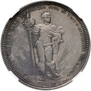 Switzerland, 5 Francs 1879, Basel, Shooting Festival
