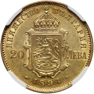 Bulgarien, Ferdinand I., 20 Lewa 1894