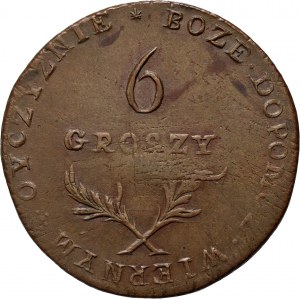 Siege of Zamosc, 6 pennies 1813, Zamosc