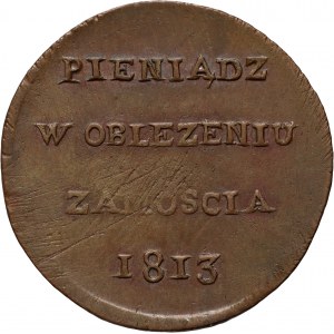 Belagerung von Zamość, 6 Pfennige 1813, Zamość