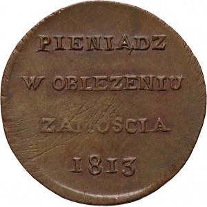 Oblężenie Zamościa, 6 groszy 1813, Zamość