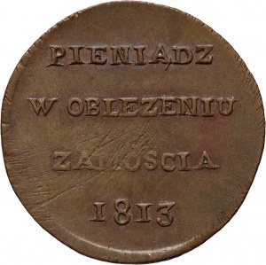 Siege of Zamosc, 6 pennies 1813, Zamosc