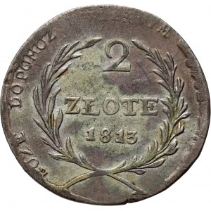 Obliehanie Zamošču, 2 zlaté 1813, Zamošč