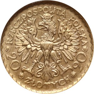 II RP, 20 zloty 1925, Varsavia, Bolesław Chrobry