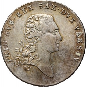 Duché de Varsovie, Frédéric Auguste Ier, thaler 1814 IB, Varsovie