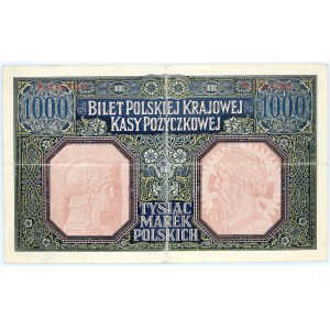 Gouvernement général, 1000 marks polonais 9.12.1916, général, série A