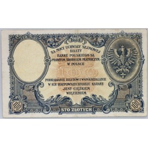 II RP, 100 Zloty 28.02.1919, S.A. Serie.