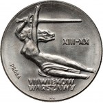 PRL, 10 złotych 1965, VII Wieków Warszawy - Warszawska Nike, PRÓBA, nikiel