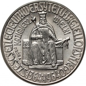 PRL, 10 zloty 1964, Casimir the Great, SAMPLE, nickel