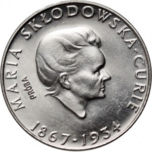 People's Republic of Poland, 100 gold 1974, Maria Skłodowska-Curie, PRÓBA, nickel