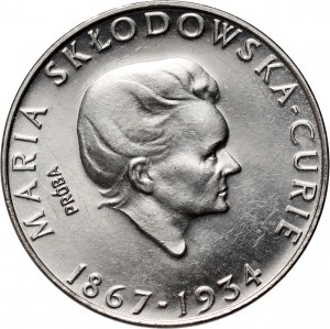 PRL, 100 złotych 1974, Maria Skłodowska-Curie, PRÓBA, nikiel