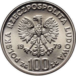 PRL, 100 zloty 1979, Henryk Wieniawski, PRÓBA, nickel