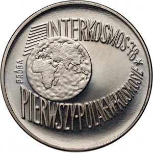 PRL, 100 zl. 1978, Interkosmos, PRÓBA, nikel