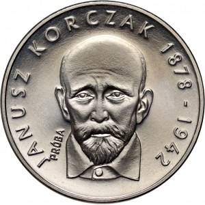 PRL, 100 Zloty 1978, Janusz Korczak, PRÓBA, Nickel