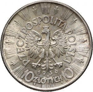 II RP, 10 zloty 1936, Warsaw, Józef Piłsudski