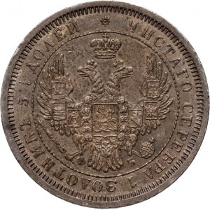 Rusko, Alexandr II, 25 kopějek 1856 СПБ ФБ, Petrohrad