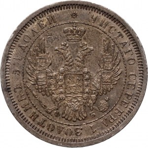 Rosja, Aleksander II, 25 kopiejek 1856 СПБ ФБ, Petersburg