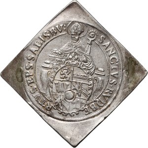Austria, Salzburg, Wolf Dietrich von Raitenau 1587-1612, Klippe 1/2 Thaler ND