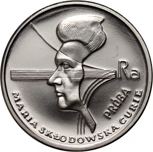 PRL, 2000 złotych 1979, Maria Skłodowska Curie, PRÓBA, nikiel