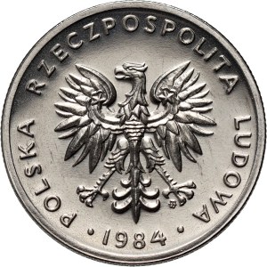 PRL, 20 złotych 1984, PRÓBA, nikiel