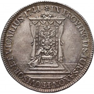 August III, farářův půltálec 1741, Drážďany