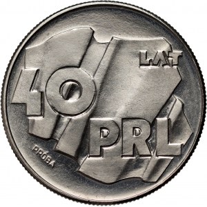 PRL, 100 zloty 1984, 40 ans de PRL, PRÓTY, nickel